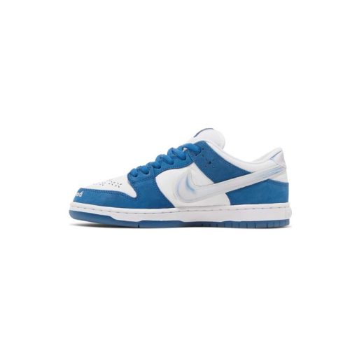 کفش کژوال نایک اس بی دانک آبی سفید صورتی Nike Sb Dunk Low Born x Raised