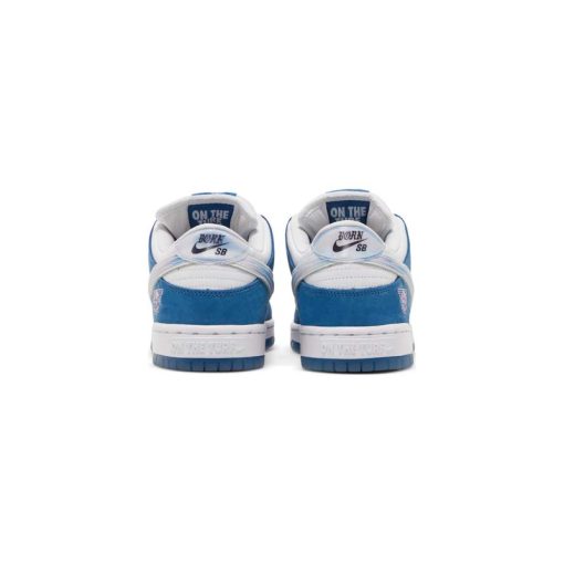 کفش کژوال نایک اس بی دانک آبی سفید صورتی Nike Sb Dunk Low Born x Raised