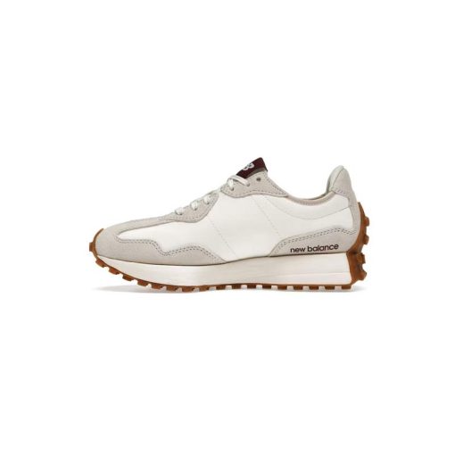 کفش پیاده روی نیوبالانس 327 کرم زرشکی New Balance 327 Moonbeam Classic Burgundy