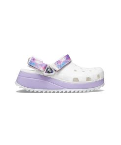 صندل کراکس سفید بنفش Crocs Classic Hiker Clog White Lavender