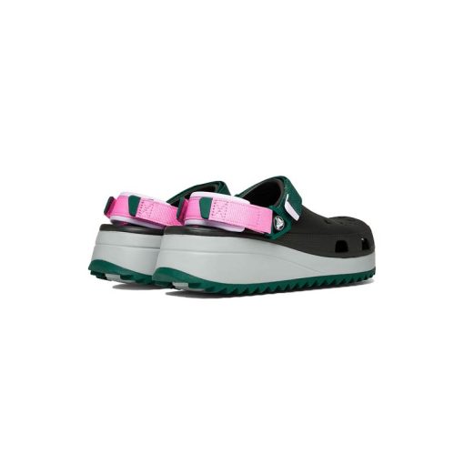 صندل کراکس مشکی طوسی سبز Crocs Classic Hiker Clog Black Grey