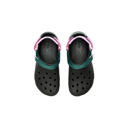 صندل کراکس مشکی طوسی سبز Crocs Classic Hiker Clog Black Grey