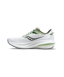 کتانی رانینگ ساکونی سفید سبز Saucony Triumph 21 White Umbra
