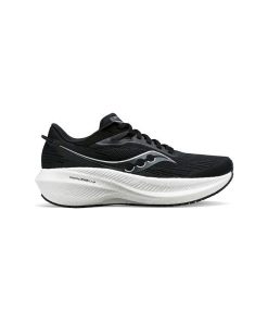 کتانی رانینگ ساکونی مشکی سفید Saucony Triumph 21 Black White