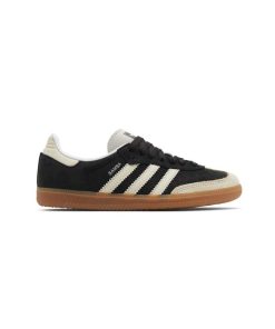 کتونى آدیداس سامبا مشکی کرم قهوه ای Adidas Samba OG Black Wonder White