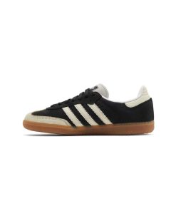 کتونى آدیداس سامبا  مشکی کرم قهوه ای Adidas Samba OG Black Wonder White