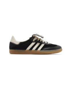 کتونى آدیداس سامبا ولز بانر مشکی سفید Adidas Samba Wales Bonner Pony Black