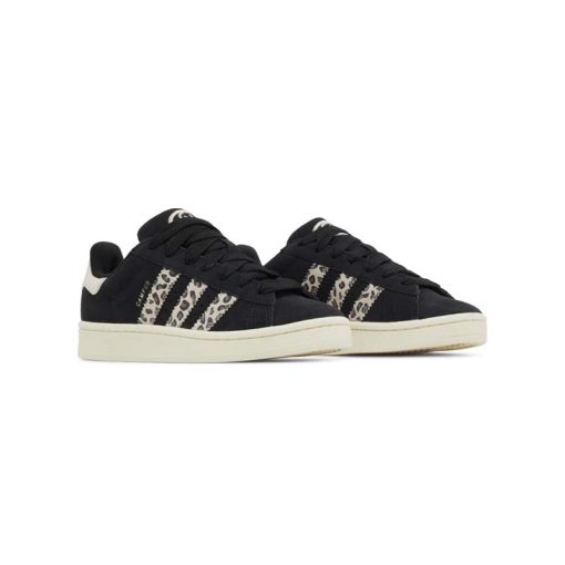 کتونى آدیداس کامپوس مشکی کرم پلنگی Adidas Campus 00s Black Leopard