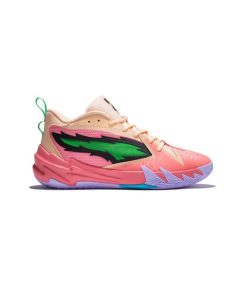 کتونی بسکتبال پوما اسکوت صورتی کرم سبز Puma Scoot Zeros Georgia Peach