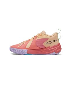 کتونی بسکتبال پوما اسکوت صورتی کرم سبز Puma Scoot Zeros Georgia Peach