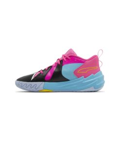 کتونی بسکتبال پوما اسکوت مشکی آبی صورتی  Puma Scoot Zeros Northern Lights