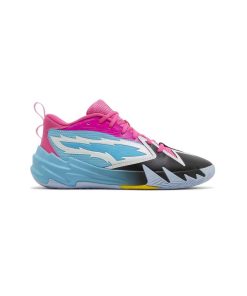 کتونی بسکتبال پوما اسکوت مشکی آبی صورتی Puma Scoot Zeros Northern Lights