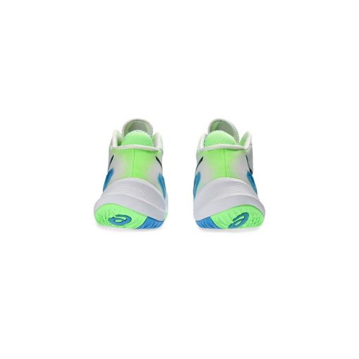 کتونی تخصصی والیبال اسیکس متارایز سفید سبز آبی Asics Metarise White Green Blue - Image 6