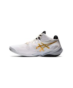 کتونی تخصصی والیبال اسیکس متارایز سفید طلایی Asics Metarise White Gold
