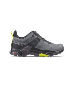 کتونی سالومون الترا 4 گورتکس طوسی سبز Salomon X Ultra 4 GORE-TEX Grey Green