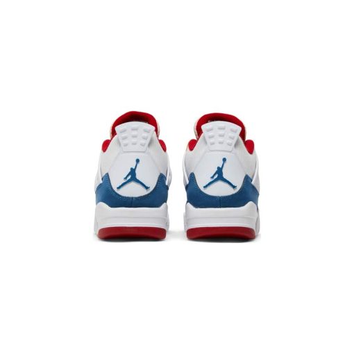 کتونی نایک ایرجردن 4 سفید آبی قرمز Nike Air Jordan 4 Retro GS Messy Room
