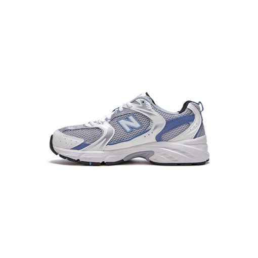 کتونی نیوبالانس 530 سفید نقره ای آبی New Balance 530 Steel Blue - Image 2
