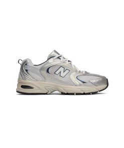 کتونی نیوبالانس 530 نقره ای طوسی سورمه ای New Balance 530 Steel Grey