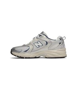 کتونی نیوبالانس 530 نقره ای طوسی سورمه ای New Balance 530 Steel Grey