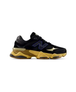 کتونی نیوبالانس 9060 مشکی زرد قهوه ای New Balance 9060 Black Yellow Brown