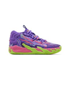 کتونی پوما ام بی 3 بنفش صورتی سبز Puma MB.03 Toxic