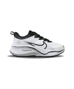 کتونی پیاده روی نایک زوم ایکس اموجی لبخند سفید مشکی Nike Running Air Zoom Smile White Black