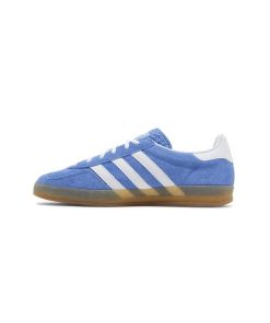 کفش آدیداس گزل آبی قهوه ای Adidas Gazelle Indoor Blue Fusion Gum
