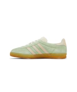 کفش آدیداس گزل سبز کرمی Adidas Gazelle Indoor Green Spark