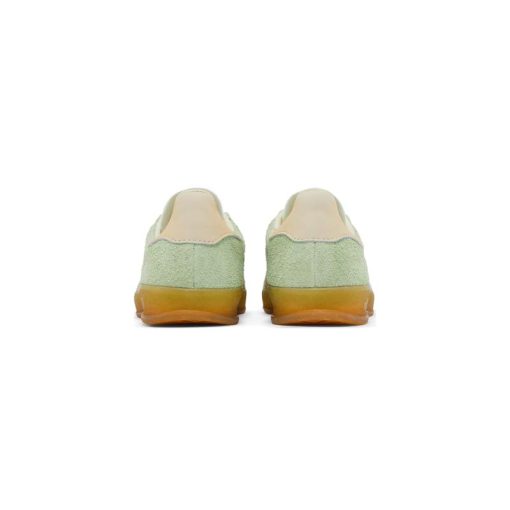 کفش آدیداس گزل سبز کرمی Adidas Gazelle Indoor Green Spark