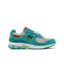 کفش نیوبالانس 2002 آبی فیروزه ای سبز New Balance 2002R Salehe Bembury