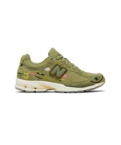 کفش نیوبالانس 2002 سبز زیتونی New Balance 2002R Bryant Giles What Now
