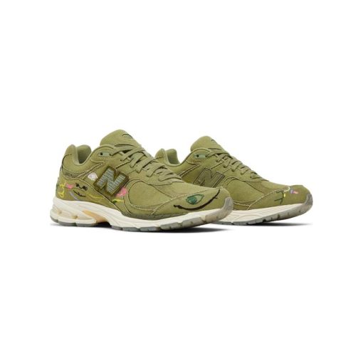 کفش نیوبالانس 2002 سبز زیتونی New Balance 2002R Bryant Giles What Now