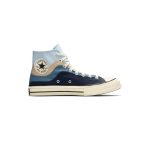 کفش-کانورس-آل-استار-1970-آبی-موج-دریا-Converse-Chuck-70-The-Great-Outdoors-Chambray-Blue