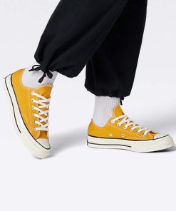 کفش کانورس آل استار 1970 زرد ساق کوتاه Converse all Star 1970 Low Yellow