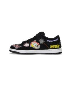 کفش کژوال نایک اس بی دانک نک فیس مشکی Nike Sb Dunk Low Neckface Black
