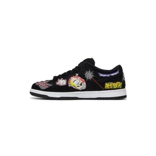 کفش کژوال نایک اس بی دانک نک فیس مشکی Nike Sb Dunk Low Neckface Black