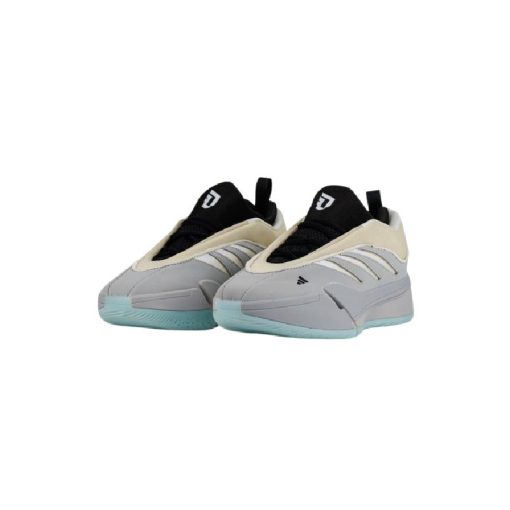 کتونی ادیداس دیم 9 طوسی کرم مشکی Adidas Dame 9 Mint Grey
