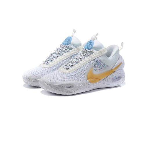 کتونی بسکتبالی نایک کازمیک سفید طلایی Nike Cosmic Unity White Gold