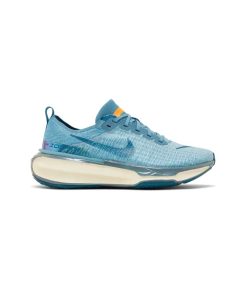کتونی رانینگ نایک اینوینزیبل 3 آبی سفید Nike ZoomX Invincible Run Flyknit 3 Noise Aqua