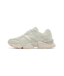کتونی نیوبالانس 9060 سبز روشن کرمی New Balance 9060 Silver Moss Green