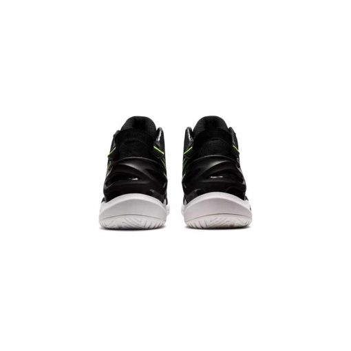 کتونی والیبال اسیکس ژل برست 26 مشکی سبز Asics Gel Burst 26 Black Green