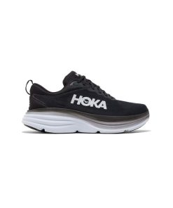 کفش رانینگ هوکا باندی 8 مشکی سفید Hoka Bondi 8 2E Wide Black White