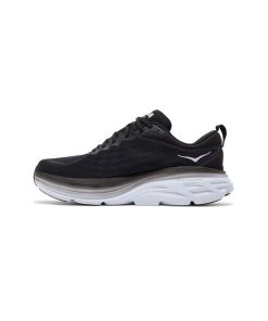 کفش رانینگ هوکا باندی 8 مشکی سفید Hoka Bondi 8 2E Wide Black White