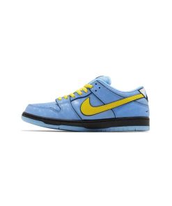 کفش کژوال نایک اس بی دانک آبی زرد Nike Sb Dunk Low The Powerpuff Girls Bubbles