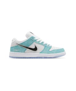 کفش کژوال نایک اس بی دانک آبی فیروزه ای نقره ای Nike Sb Dunk Low April Skateboards Turbo Green