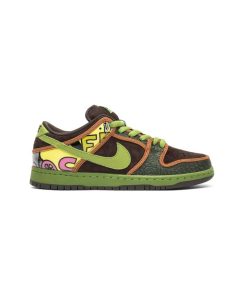 کفش کژوال نایک اس بی دانک سبز قهوه ای Nike Sb Dunk Low De La Soul