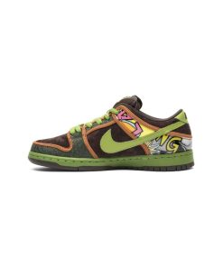 کفش کژوال نایک اس بی دانک سبز قهوه ای Nike Sb Dunk Low De La Soul