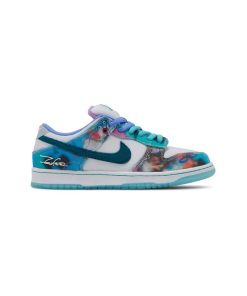 کفش کژوال نایک اس بی دانک سفید فیروزه ای Nike Sb Dunk Low Futura Laboratories Bleached Aqua