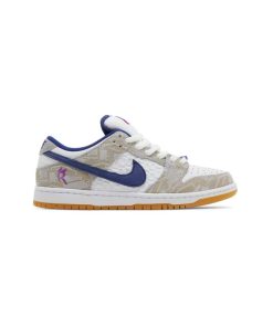کفش کژوال نایک اس بی دانک سفید کرم آبی بنفش Nike Sb Dunk Low Rayssa Leal