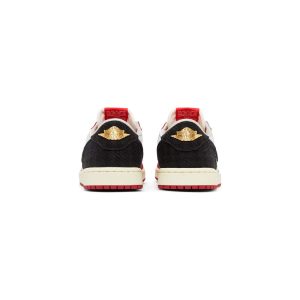 کتونی نایک ایرجردن 1 ساق کوتاه قرمز سفید مشکی Nike Air Jordan 1 Low Trophy Room